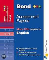 Bond More Fifth Papers In English 11-12+ Years