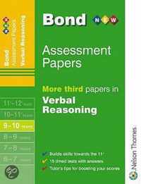 Bond More Third Papers In Verbal Reasoning 9-10 Years