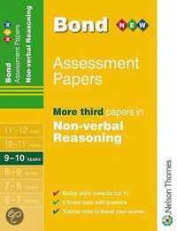 Bond More Third Papers In Non-Verbal Reasoning 9-10 Years