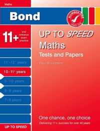 Bond Up to Speed Maths Tests and Papers 10-11+ Years