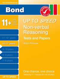 Bond Up to Speed Non-Verbal Reasoning Tests and Papers 10-11+ Years