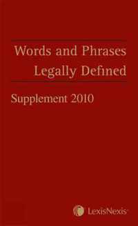 Words And Phrases Legally Defined