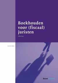 Boom fiscale studieboeken  -   Boekhouden voor (fiscaal) juristen