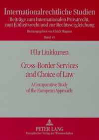 Cross-Border Services and Choice of Law