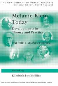 Melanie Klein Today