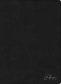 RVR 1960 Biblia de estudio Spurgeon, negro piel genuina con indice