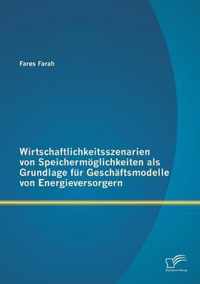 Wirtschaftlichkeitsszenarien von Speichermoeglichkeiten als Grundlage fur Geschaftsmodelle von Energieversorgern