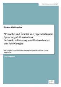 Wunsche und Realitat von Jugendlichen im Spannungsfeld zwischen Selbstaktualisierung und Verbundenheit zur Peer-Gruppe