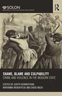 Shame, Blame, and Culpability