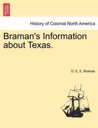 Braman's Information about Texas.