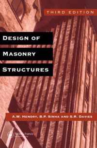 Design of Masonry Structures