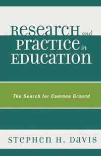 Research and Practice in Education