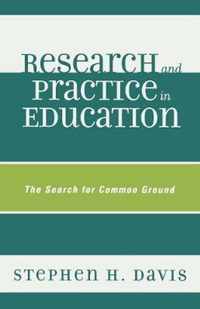 Research and Practice in Education