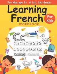 Learning French workbook For kids age 2+ & 1st, 2nd Grade