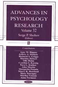 Advances in Psychology Research