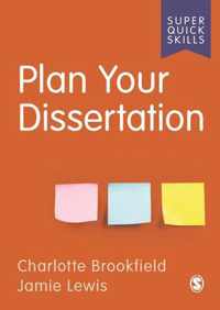 Plan Your Dissertation