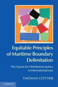 Equitable Principles Of Maritime Boundary Delimitation