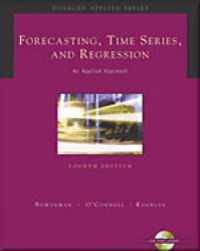 Forecasting, Time Series, and Regression (with CD-ROM)