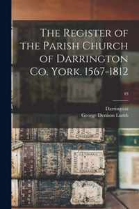 The Register of the Parish Church of Darrington Co. York. 1567-1812; 49