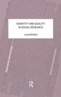 Quantity and Quality in Social Research