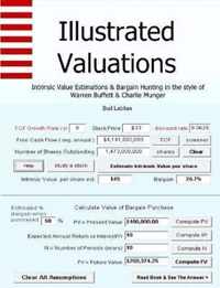 Illustrated Valuations + Intrinsic Value Estimations & Bargain Hunting in the style of Warren Buffett and Charlie Munger