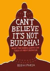 I Can't Believe It's Not Buddha!