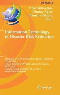 Information Technology in Disaster Risk Reduction