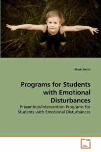 Programs for Students with Emotional Disturbances