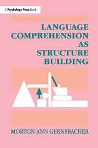 Language Comprehension As Structure Building