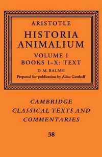 Cambridge Classical Texts and Commentaries Aristotle