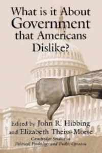 What Is it about Government that Americans Dislike?