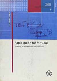 Rapid Guide for Missions: Analysing Local Institutions and Livelihoods