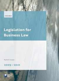 Legislation for Business Law 2009-2010