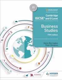 Cambridge IGCSE and O Level Business Studies 5th edition