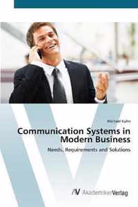 Communication Systems in Modern Business