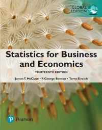 Statistics for Business and Economics, Global Edition