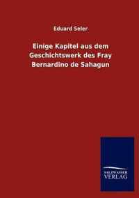 Einige Kapitel aus dem Geschichtswerk des Fray Bernardino de Sahagun