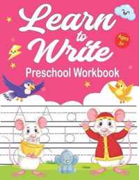 Learn To Write Preschool Workbook