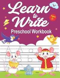 Learn To Write Preschool Workbook