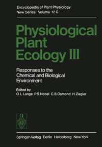 Physiological Plant Ecology III