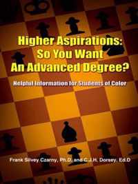 Higher Aspirations: So You Want An Advanced Degree?