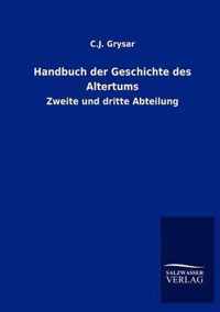 Handbuch der Geschichte des Altertums