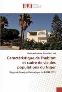 Caracteristique de l'habitat et cadre de vie des populations du Niger