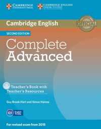 Complete Adv - second edition teacher's book + resource cd-r