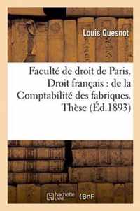 Faculte de Droit de Paris. Droit Francais
