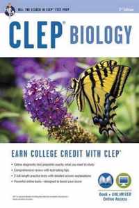 Clep(r) Biology Book + Online