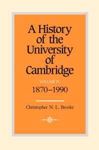 A History of the University of Cambridge