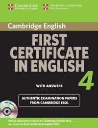 Cambridge First Certificate in English 4 for Updated Exam Self-study Pack (student's Book with Answers and Audio Cds (2))