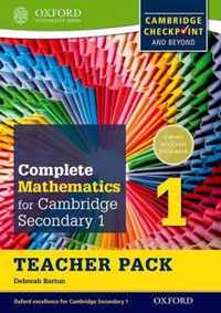 Complete Mathematics for Cambridge Lower Secondary Teacher Pack 1