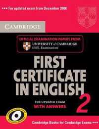 Cambridge First Certificate in English 2 for Updated Exam Student's Book with Answers